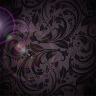 Floral Retro Background for Vintage Design N1198