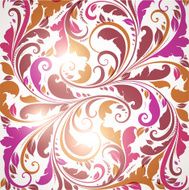 Floral Retro Background for Vintage Design N1203