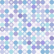 Vector seamless winter modern colorful pattern