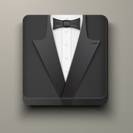 Premium Icon tuxedo and bow-tie