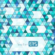 Geometric mosaic pattern from blue triangle N5