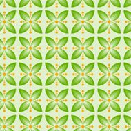 Seamless Flower Pattern Colorful Set