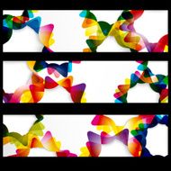 Abstract horizontal banner