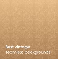 Floral Retro Background for Vintage Design N1255