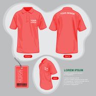 Polo shirt uniform template N7