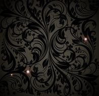 Floral Retro Background for Vintage Design N1264