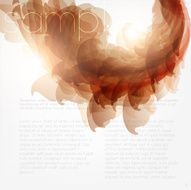 Floral Retro Background for Vintage Design N1282