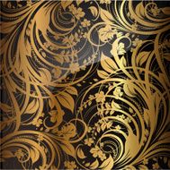 Floral Retro Background for Vintage Design N1284