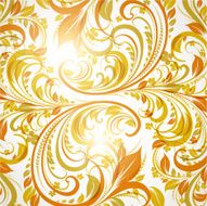 Floral Retro Background for Vintage Design N1304