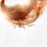 Floral Retro Background for Vintage Design N1336