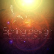 Floral Retro Background for Vintage Design N1346