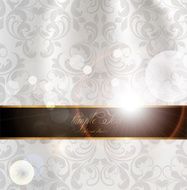 Floral Retro Background for Vintage Design N1384