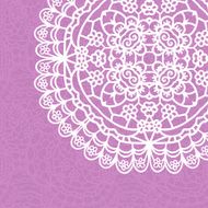 Vintage lace invitation card N44