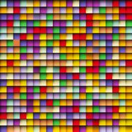Abstract squares mosaic background