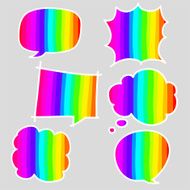 Colorful Speech Bubbles N4