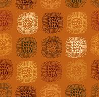 Seamless floral pattern Background with sunflowers