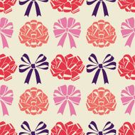 pattern with bows