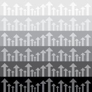 Abstract arrows pattern background Vector