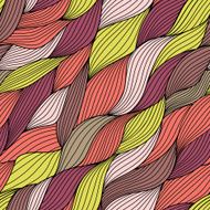 Seamless tangled pattern waves background