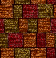 Seamless decorative red square texture