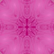 Glossy ornamental round lace pattern