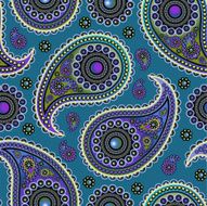 seamless pattern with paisley N15