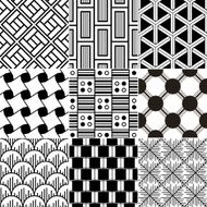 monochrome abstract seamless background