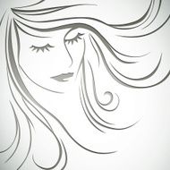 Vector Woman Portrait