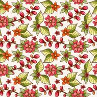 Seamless Floral Pattern N837
