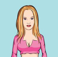 blonde girl N12