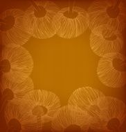 Ginger vintage flower banner