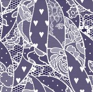 Lace seamless pattern with flowers N206