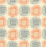 Bright seamless floral pattern N2