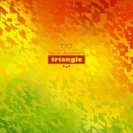 Graphic triangle pattern