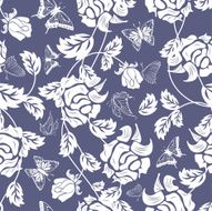 Seamless vector floral pattern N20