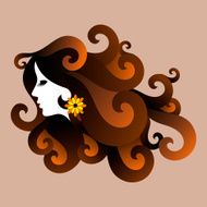 Beautiful Woman Silhouette N34