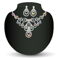 brilliant silver necklace woman