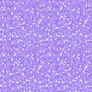 Floral seamless pattern with leaf Violet color