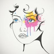 Abstract Vector Woman N2