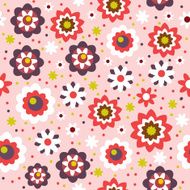 Floral seamless vector abstract background N4