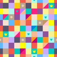 Rainbow seamless pattern N3