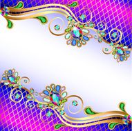 Background with precious stones N9
