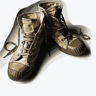 vector canvas boots