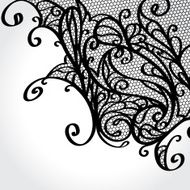Vector lace ornament N4