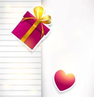 Vector shiny romantic background