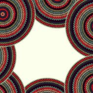 Frame with Knitted Elements