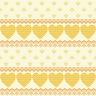 Seamless background hearts and patterns