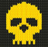 Knitted skeleton