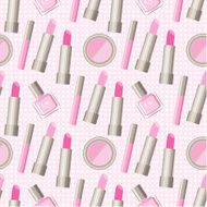Seamless cosmetics pattern N4