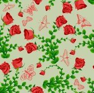 Seamless Floral Pattern N842